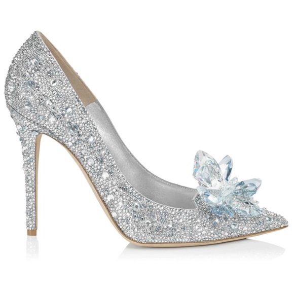 NEW Sparkly Bridal bride Crystal High Heels Pumps - Picture 1 of 8